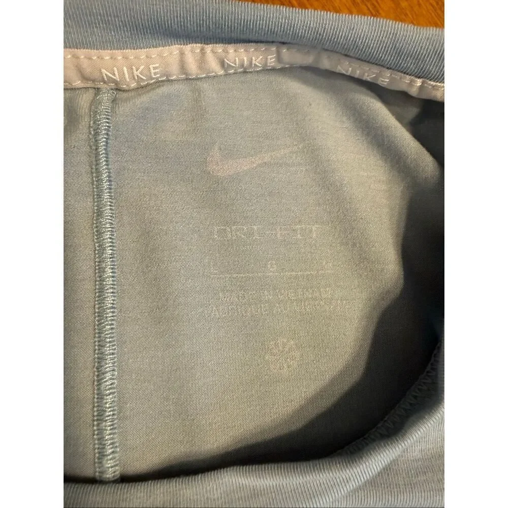 Nike Women's Dri-Fit Swoosh Logo Running Athletic Tank Top Periwinkle Large